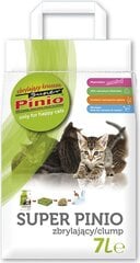Sušokantis kraikas katėms Super Benek Clumping Natural Cruher 7 L kaina ir informacija | Kraikas katėms | pigu.lt
