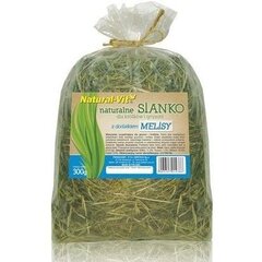 Benek Natural-Vit сено с мелиссой, 300 г цена и информация | Подстилка, сено для грызунов | pigu.lt