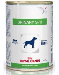 Royal Canin Veterinary Diet Canine Urinary S/O can 410g цена и информация | Консервы для собак | pigu.lt