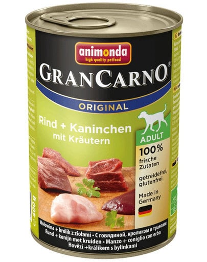 Animonda Grancarno konservai, 800 g kaina ir informacija | Konservai šunims | pigu.lt