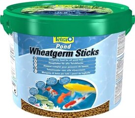 Корм для прудовых рыб Tetra Pond Wheatgerm Sticks, 10 л цена и информация | Корм для рыб | pigu.lt