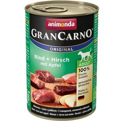 Консервы для собак c говядиной, мясом оленины и яблоками Animonda Grancarno, 800 г цена и информация | Консервы для собак | pigu.lt