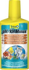 Vandens kietumą reguliuojanti priemonė Tetra pH/KH Minus, 250 ml kaina ir informacija | Akvariumai ir jų įranga | pigu.lt