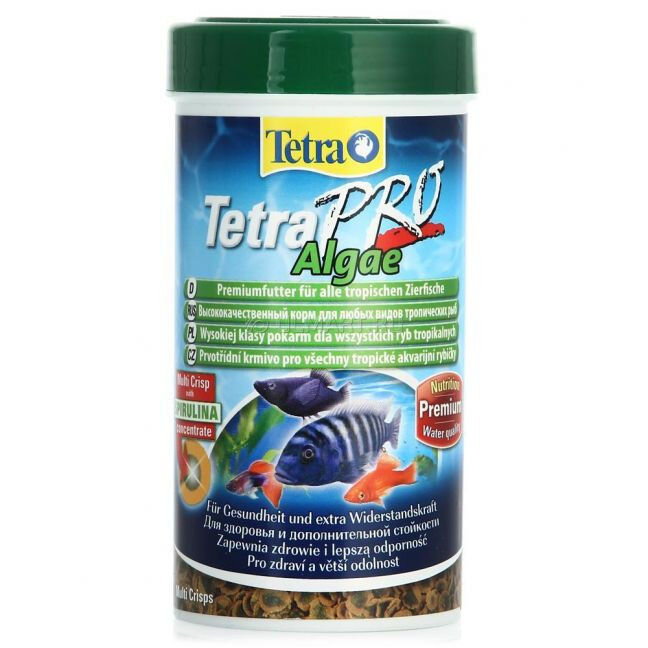 Dekoratyvinių žuvyčių pašaras TetraPro Algae Crisps, 250 ml цена и информация | Maistas žuvims | pigu.lt