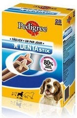 Pedigree kramtalai vidutinių veislių šnims Dentastix, 4x180 g kaina ir informacija | Skanėstai šunims | pigu.lt