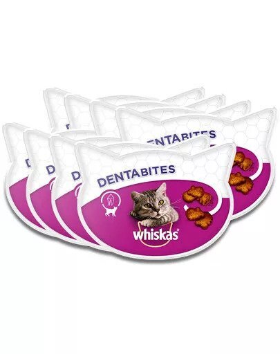 Whiskas kačių skanėstai dantims Dentabits, 8x40 g kaina ir informacija | Skanėstai katėms | pigu.lt