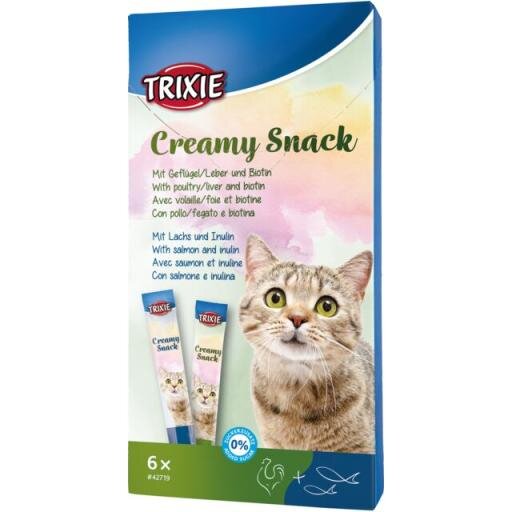 Trixie skysti užkandžiai, 6 x 15 g цена и информация | Skanėstai katėms | pigu.lt