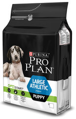 Pro Plan Puppy Large Athletic didelių veislių atletiškiems šuniukams ir jauniems šunims (2–18 mėn. amžiaus), 3 kg kaina ir informacija | Sausas maistas šunims | pigu.lt