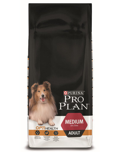 Pro Plan Dog Adult Medium pašaras suaugusiems vidutinių veislių šunims, 14 kg kaina ir informacija | Sausas maistas šunims | pigu.lt