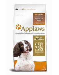 Applaws сухой корм с курицей Adult Small & Medium, 7,5 кг цена и информация | Сухой корм для собак | pigu.lt