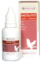 Витамины для разведения Versele-Laga Muta-Vit Liquid, 30 мл цена и информация | Корм для птиц | pigu.lt