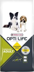 Versele Laga Opti Life vidutinių veislių šunims su paukštiena, 12.5 kg kaina ir informacija | Sausas maistas šunims | pigu.lt