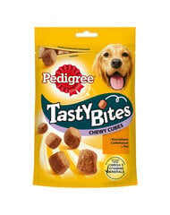 Pedigree skanėstai Tasty Bites Chewy Cubes, 130 g kaina ir informacija | Skanėstai šunims | pigu.lt