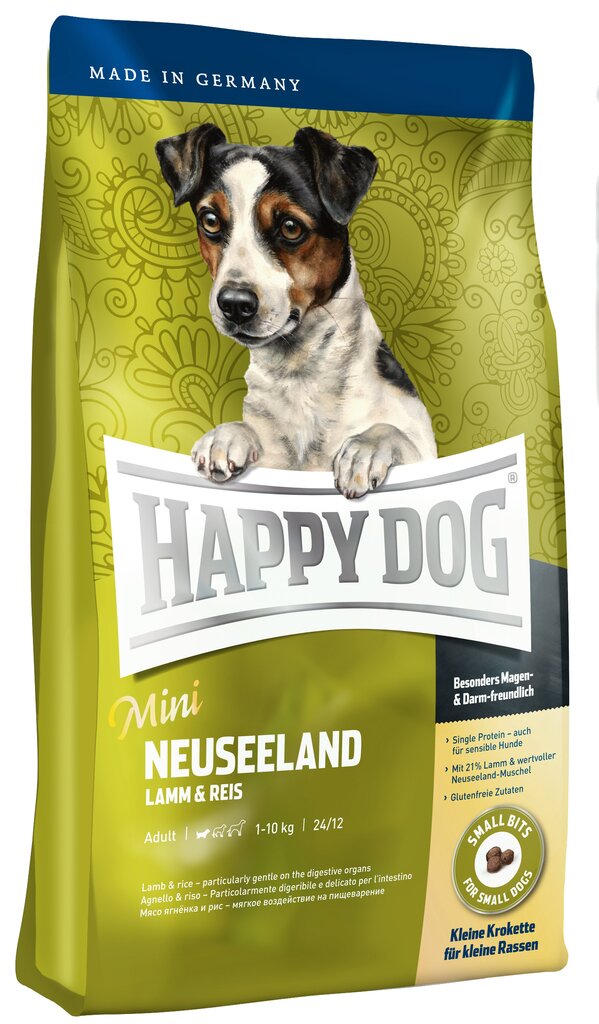 Happy Dog mažų veislių šunims Mini New Zealand, 1 kg kaina ir informacija | Sausas maistas šunims | pigu.lt