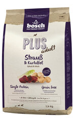 Bosch Petfood Plus HPC+ Ostrich begrūdis (vieno baltymo) 2,5kg kaina ir informacija | Sausas maistas šunims | pigu.lt