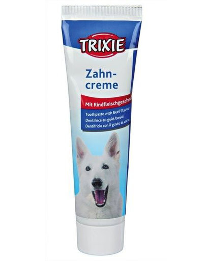 Trixie dantų pasta šunims, jautienos skonio, 100 g kaina ir informacija | Priežiūros priemonės gyvūnams | pigu.lt