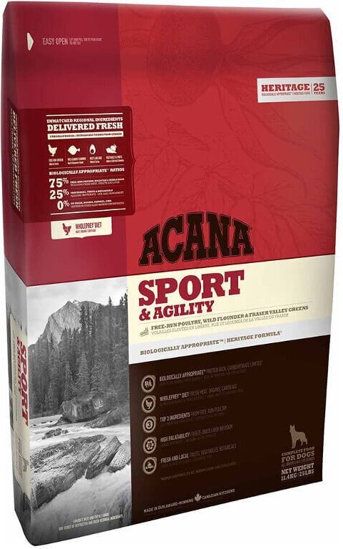 Acana Sport & Agility, 17kg цена и информация | Sausas maistas šunims | pigu.lt