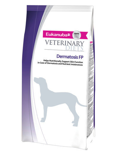 Eukanuba sausas maistas Veterinary Diets Dermatosis FP, 12 kg kaina ir informacija | Sausas maistas šunims | pigu.lt