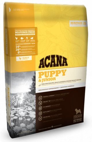 Acana Puppy Junior, 17 kg цена и информация | Sausas maistas šunims | pigu.lt