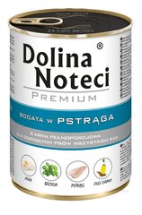 Dolina Noteci Premium su upėtakiu, 400 g kaina ir informacija | Konservai šunims | pigu.lt