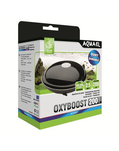 Aquael aeratorius Oxyboost Ap-200 Plus kaina ir informacija | Akvariumai ir jų įranga | pigu.lt