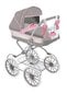 Klasikinis lėlių vežimėlis Boutique Bambolina, BD1606 kaina ir informacija | Žaislai mergaitėms | pigu.lt