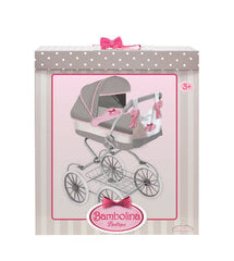 Классическая кукольная коляска Boutique Bambolina, BD1606 цена и информация | Игрушки для девочек | pigu.lt