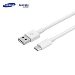 Samsung EP-DN930CWE universalus C tipo duomenų ir įkrovimo laidas 1m baltas kaina ir informacija | Samsung Mobilieji telefonai ir jų priedai | pigu.lt