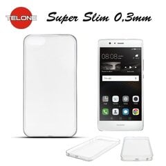 Telone Ultra Slim 0.3mm Back Case Huawei P9 Lite супер тонкий чехол Прозрачный цена и информация | Чехлы для телефонов | pigu.lt