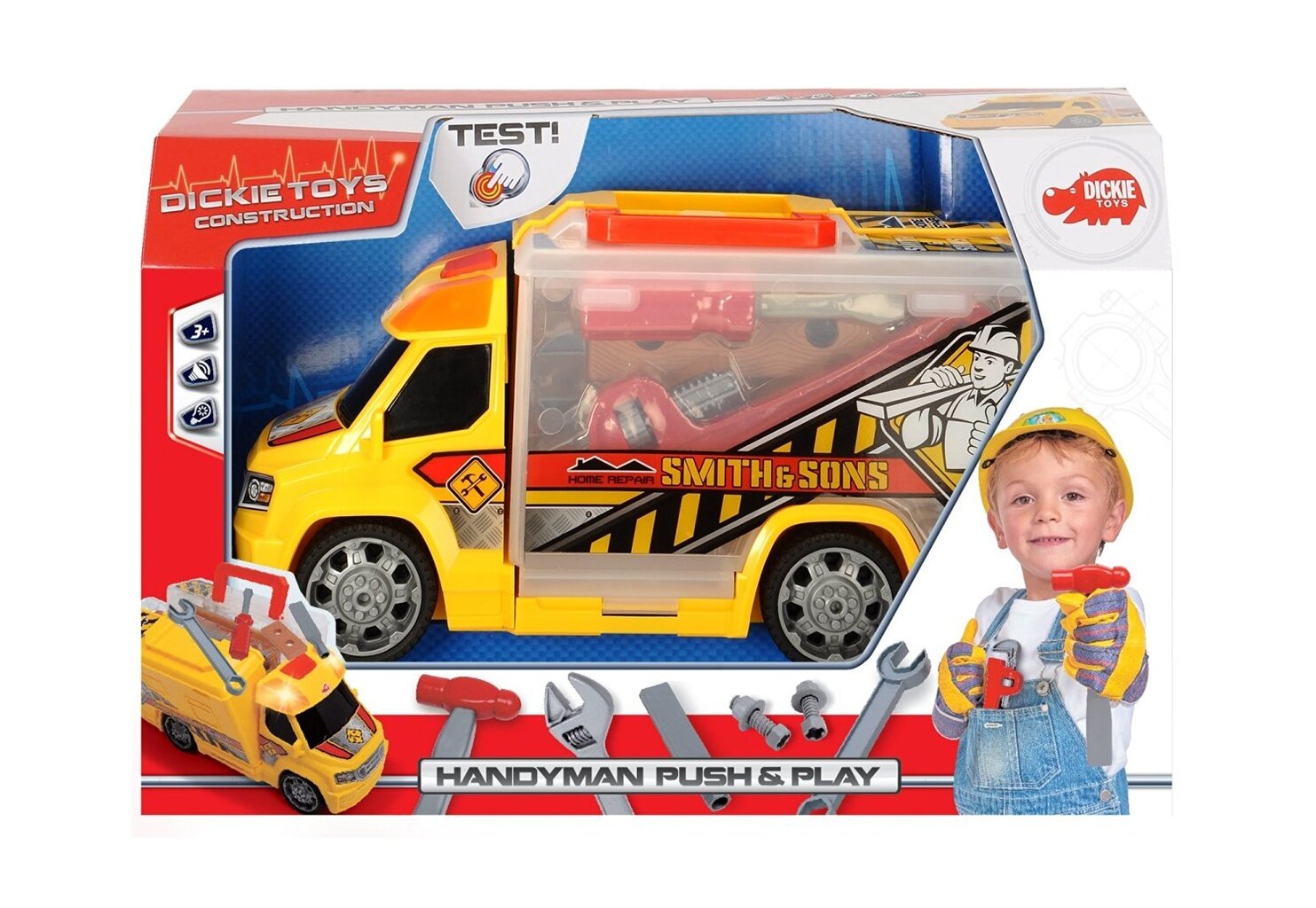 Meistro įrankių rinkinys automobilyje-lagaminėlyje Simba Dickie Toys цена и информация | Žaislai berniukams | pigu.lt