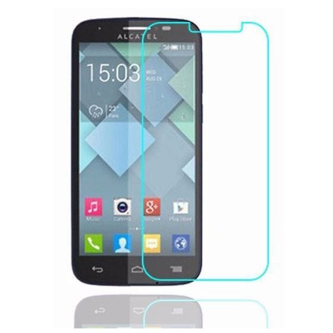 New Tempered Glass Blun BL-TEM-AL-C3 Alcatel C3 kaina ir informacija | Apsauginės plėvelės telefonams | pigu.lt
