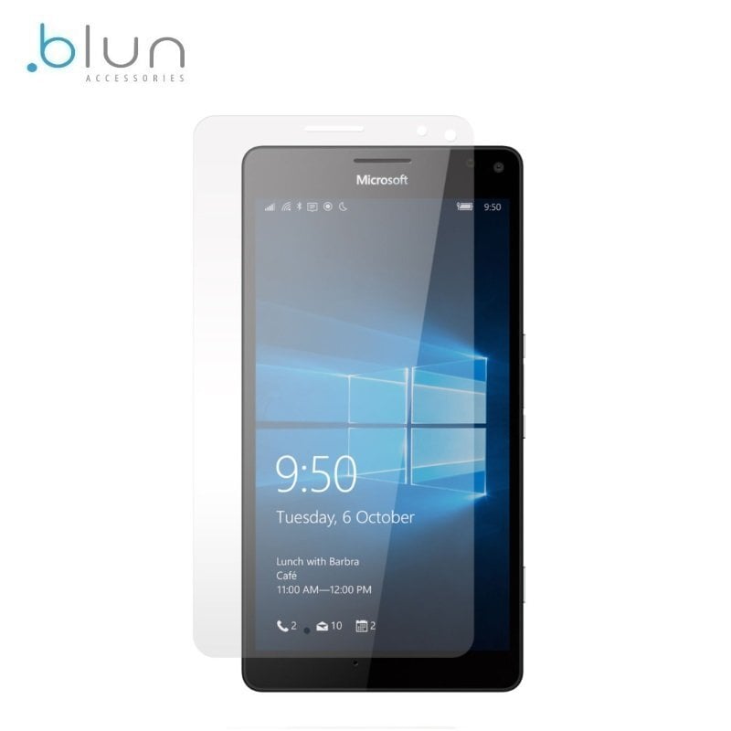 Blun Extreeme Shock 0.33mm / 2.5D apsauginis stiklas telefonui Microsoft 950 Lumia kaina ir informacija | Apsauginės plėvelės telefonams | pigu.lt