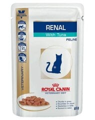 Royal Canin su tunu Renal Feline, 12 x 85 g kaina ir informacija | Konservai katėms | pigu.lt