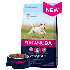 Eukanuba sausas pašaras suaugusiems mažų veislių šunims su šviežia vištiena 15 kg kaina ir informacija | Sausas maistas šunims | pigu.lt