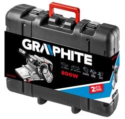 Ленточный шлифовальный станок Graphite 800W 59G394 цена и информация | Шлифовальные машины | pigu.lt