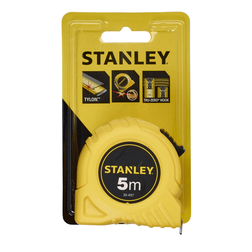 Ruletė Stanley 0-30-497, 5m kaina ir informacija | Mechaniniai įrankiai | pigu.lt