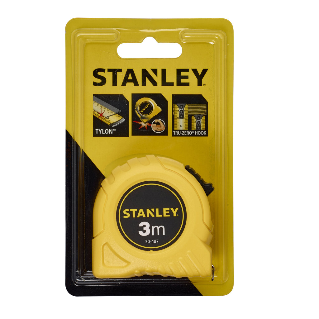 Ruletė Stanley 0-30-487,3 m цена и информация | Mechaniniai įrankiai | pigu.lt