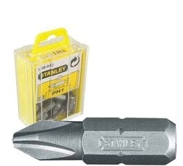 Насадка крестовая Stanley PH1 25mm (25 шт.) 1-68-942 цена и информация | Механические инструменты | pigu.lt