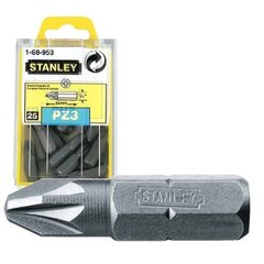 Kryžminiai antgaliai Stanley, PZ3 25mm ,25 vnt., 1-68-953 kaina ir informacija | Mechaniniai įrankiai | pigu.lt