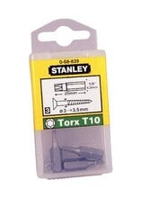 Antgaliai Torx Stanley 1/4 T25 (25) 1-68-843 kaina ir informacija | Mechaniniai įrankiai | pigu.lt