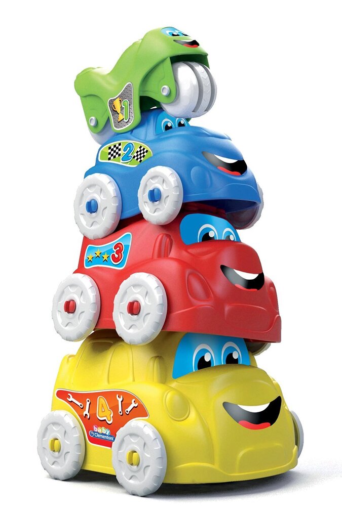 Piramidė Clementoni Baby Automobiliai цена и информация | Žaislai kūdikiams | pigu.lt