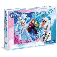 Dėlionė Puzzle Clementoni Ledo Šalis, Frozen, 100 dalių kaina ir informacija | Dėlionės (puzzle) | pigu.lt