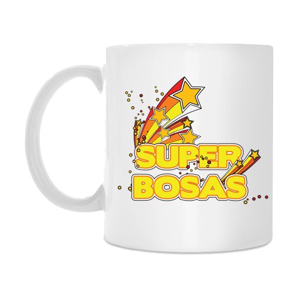 Puodelis "Super bosas" цена и информация | Originalūs puodeliai | pigu.lt