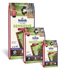 Сухой корм Bosch Sensitive Lamb & Rice (High Premium) 15кг  цена и информация |  Сухой корм для собак | pigu.lt