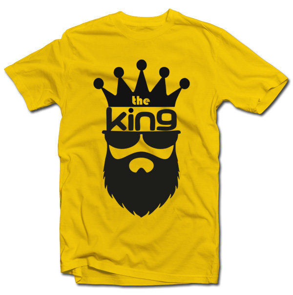 Marškinėliai "The King" kaina ir informacija | Originalūs marškinėliai | pigu.lt