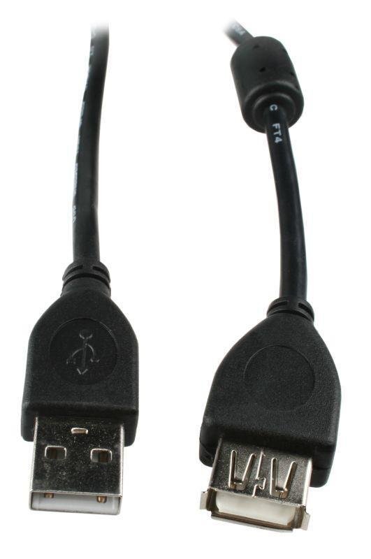 Kabelis Gembird USB 2.0 A-A M/F, 3m цена и информация | Kabeliai ir laidai | pigu.lt