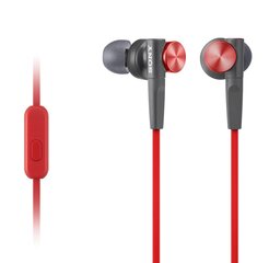 Sony MDR-XB50AP Red kaina ir informacija | Ausinės | pigu.lt