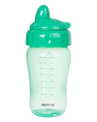 Nelašantis buteliukas su minkštu snapeliu BRITTON, 270 ml, žalias kaina ir informacija | Buteliukai kūdikiams ir jų priedai | pigu.lt