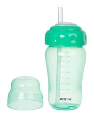 Nelašantis buteliukas su šiaudeliu BRITTON, 270 ml, žalias kaina ir informacija | Britton Žaislai vaikams iki 3 metų | pigu.lt