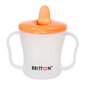 Pirmasis puodelis Britton, 200 ml, oranžinis цена и информация | Buteliukai kūdikiams ir jų priedai | pigu.lt